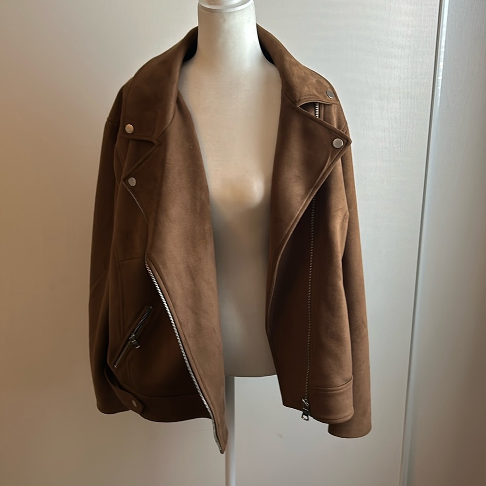 Brown the Loft moto jacket